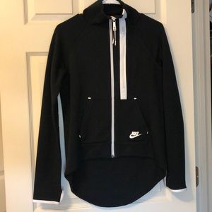 Black with white accents Nike jacket